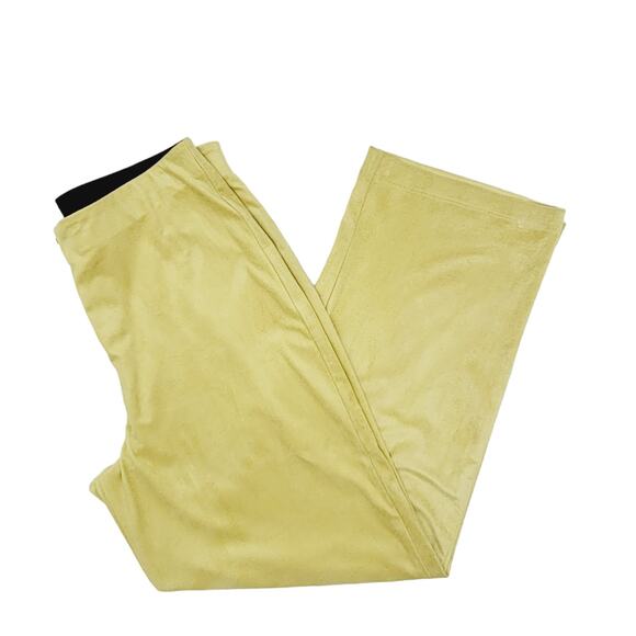 VINTAGE Equestrian Brand Chartreuse Microfiber Mod Zip Blazer Pant Suit - Small - Picture 9 of 14